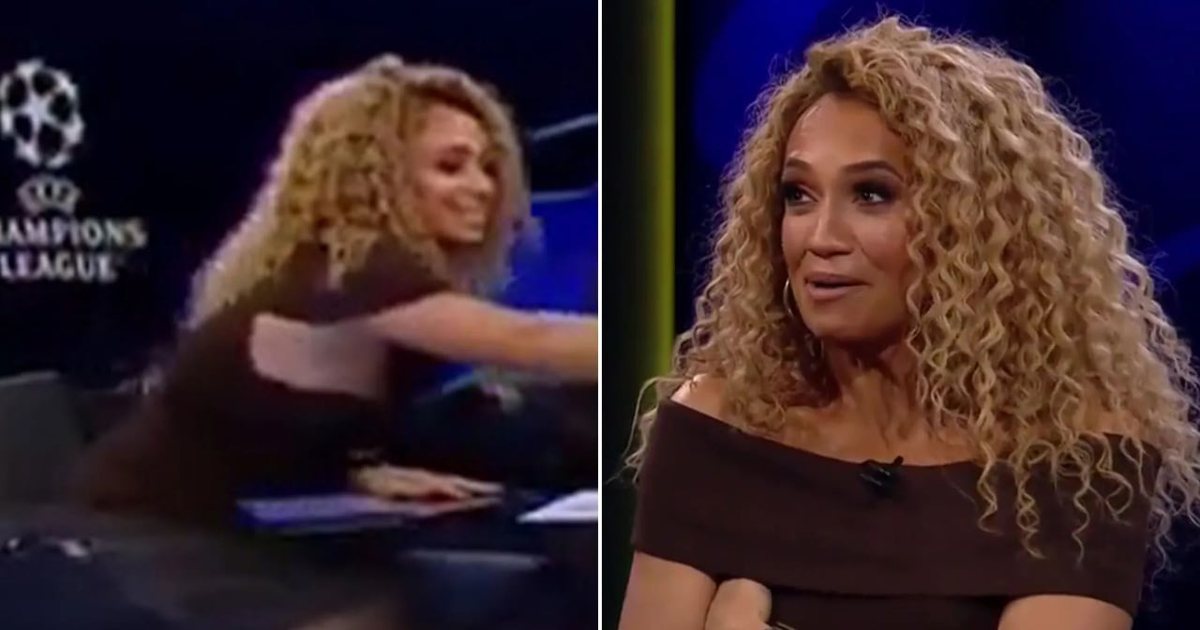 Video  Incidenti në studio  prezantueses i griset fustani gjatë transmetimit live  kamerat e nxjerrin zbuluar