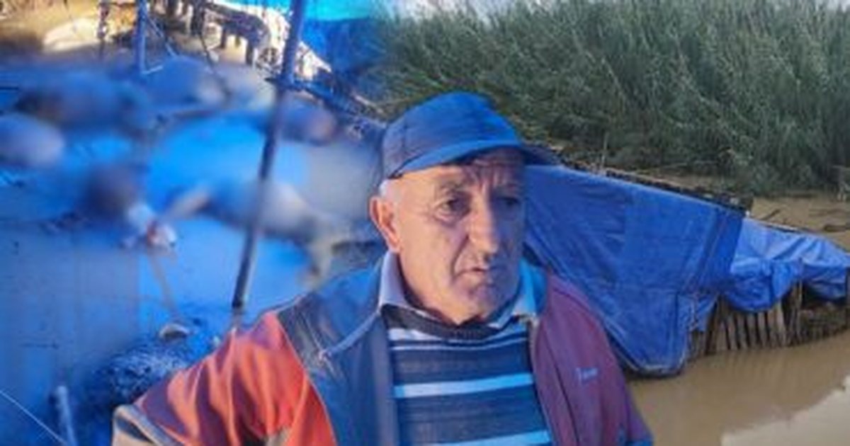 Dëmet nga reshjet e dendura  Bariu në Sarandë  Kam rreth 30 vjet këtu  nuk e kam parë argjinaturën të çahej kështu