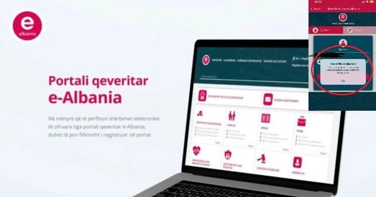 Bizneset në kolaps  nuk kryejnë dot asnjë veprim online  Diella ka marrë pushimet  e Albania vijon të jetë e bllokuar