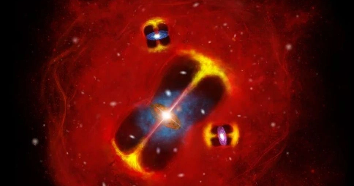 Astronomët kanë zbuluar një grumbull galaktikash të pashpjegueshme të nxehtë që nuk duhet të ekzistonin