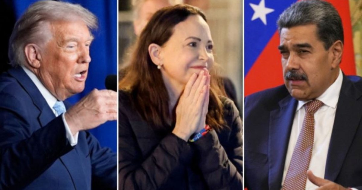 I  vodhi  çmimin Nobel  liderja e opozitës venezueliane takohet për herë të parë me Trump