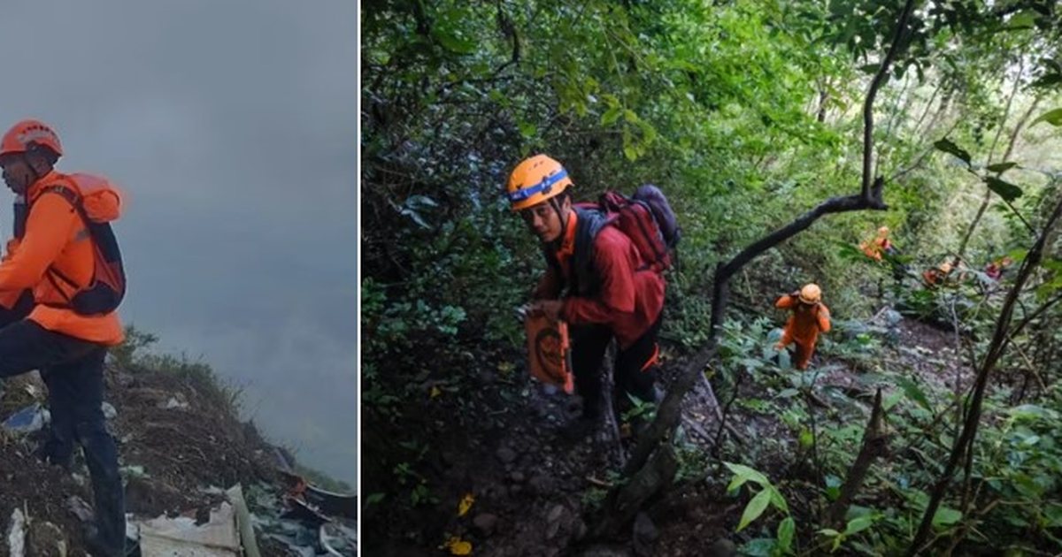 Indonezi  Gjenden rrënojat e aeroplanit të zhdukur një ditë më parë  vijon kërkimi për 11 anëtarët e bordit