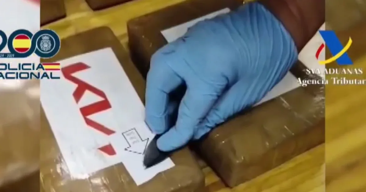 I kapen 200 kg  çunave të Spanjës   shqiptarë  rusë dhe spanjollë në një rrjet ndërkombëtar kokaine nga Amerika Latine