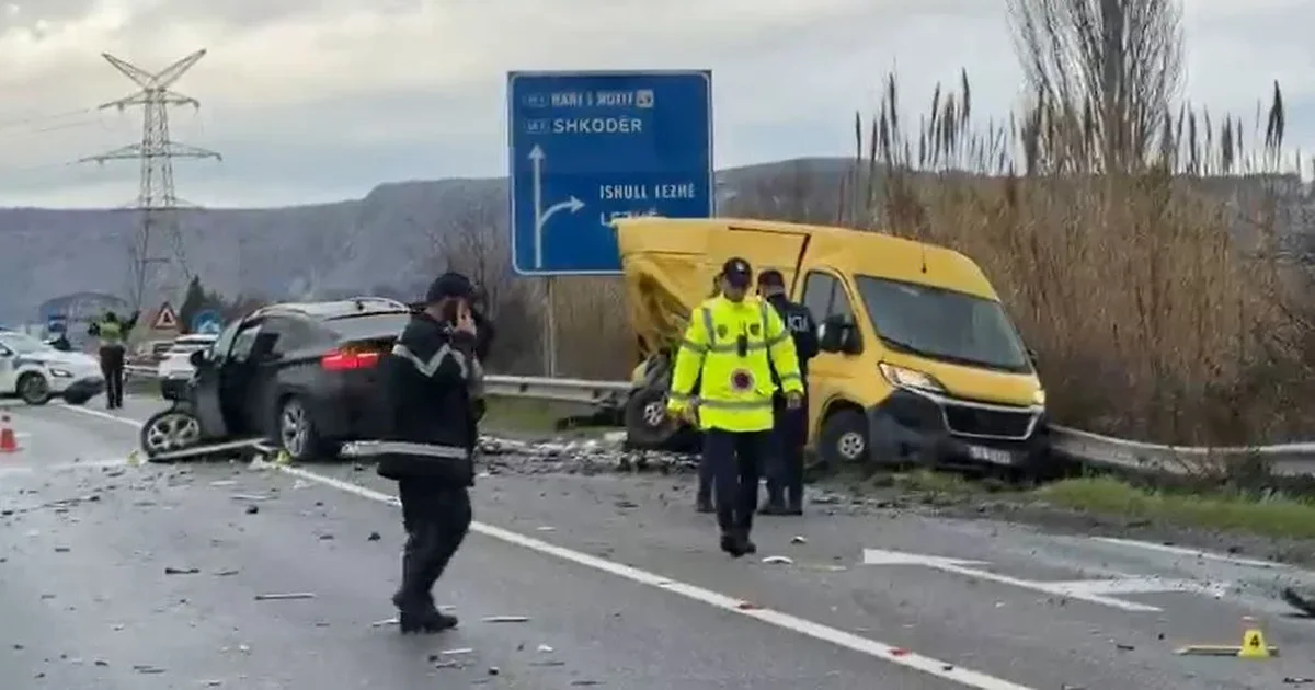 Aksident i trefishtë në zonën e Ishull Lezhë  disa të plagosur