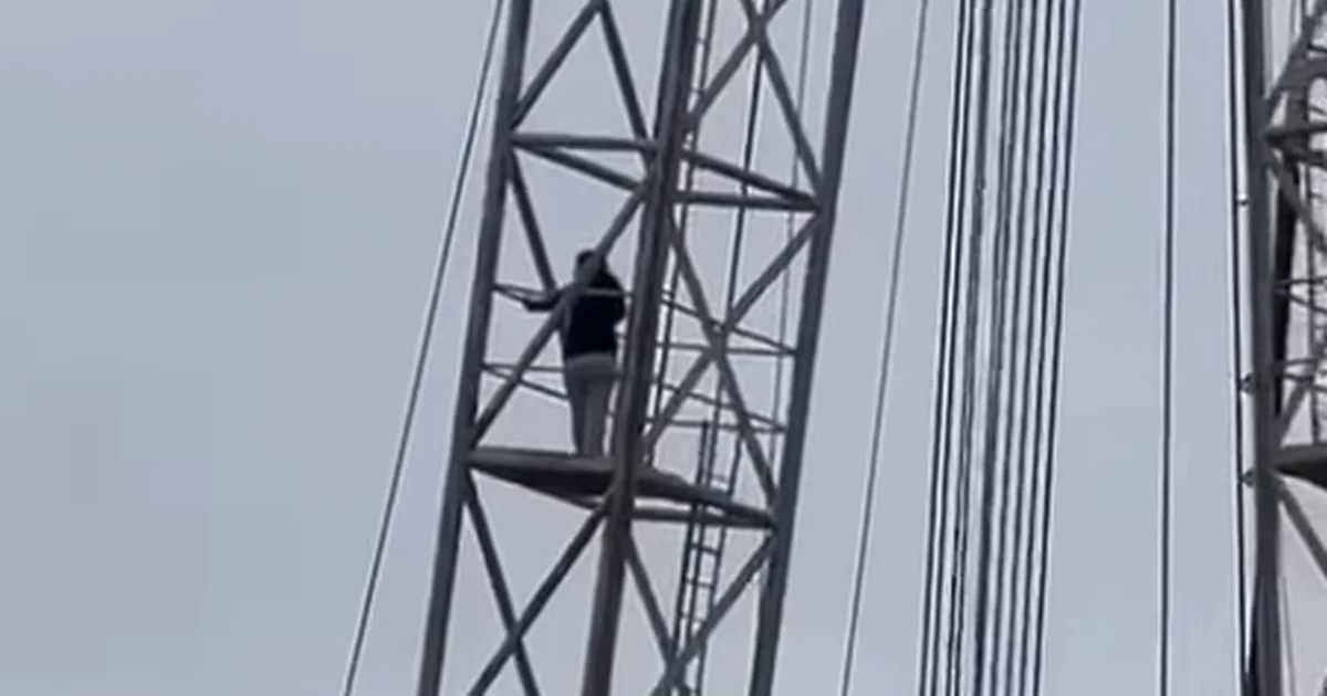 VIDEO   Dy muaj pa marrë rrogën   Gruaja në Kuçovë hipën majë kullës  kërcënon se do të vetëvritet