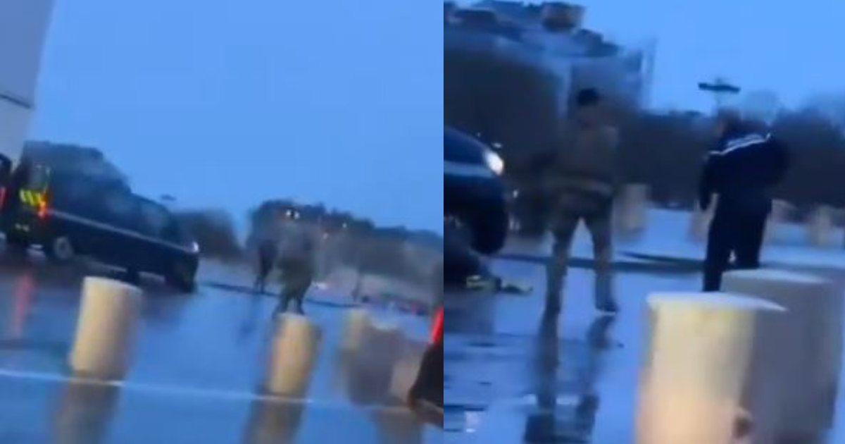 VIDEO  Kërcënoi me thikë policët  qëllohet për vdekje agresori në Paris