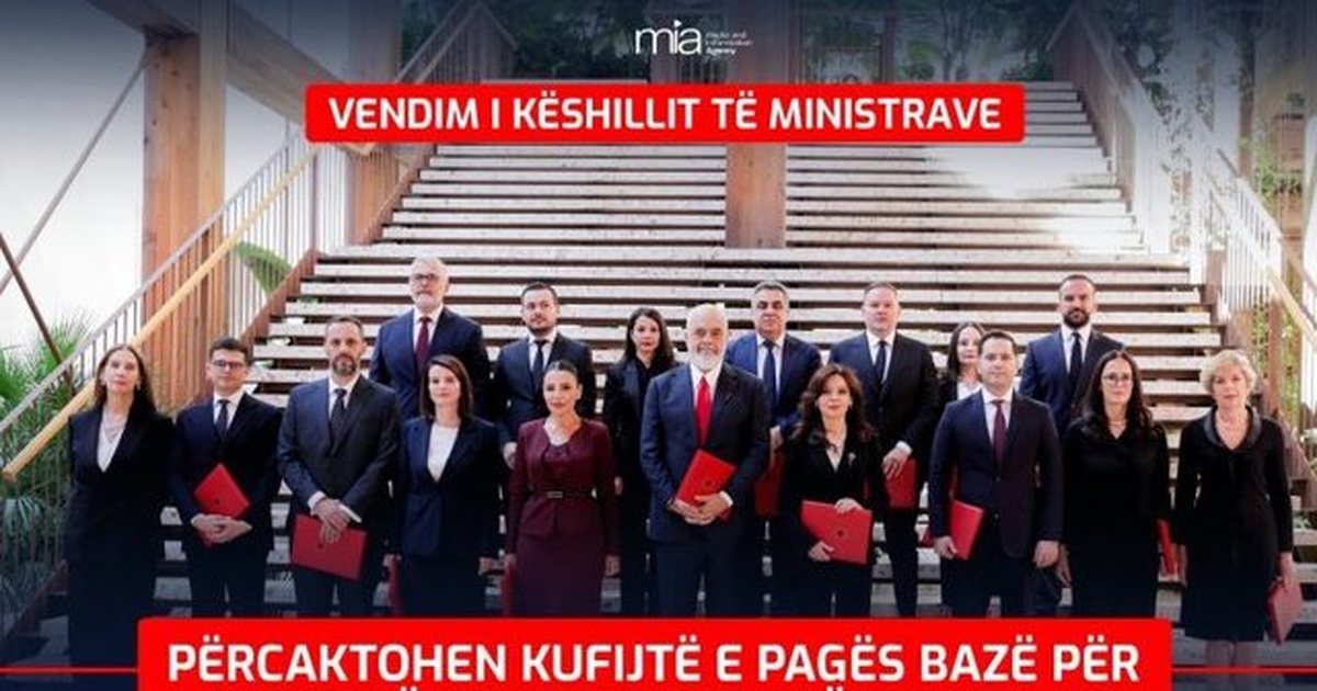 Kufiri i pagës bazë për administratën vendore shkon 57 mijë lekë