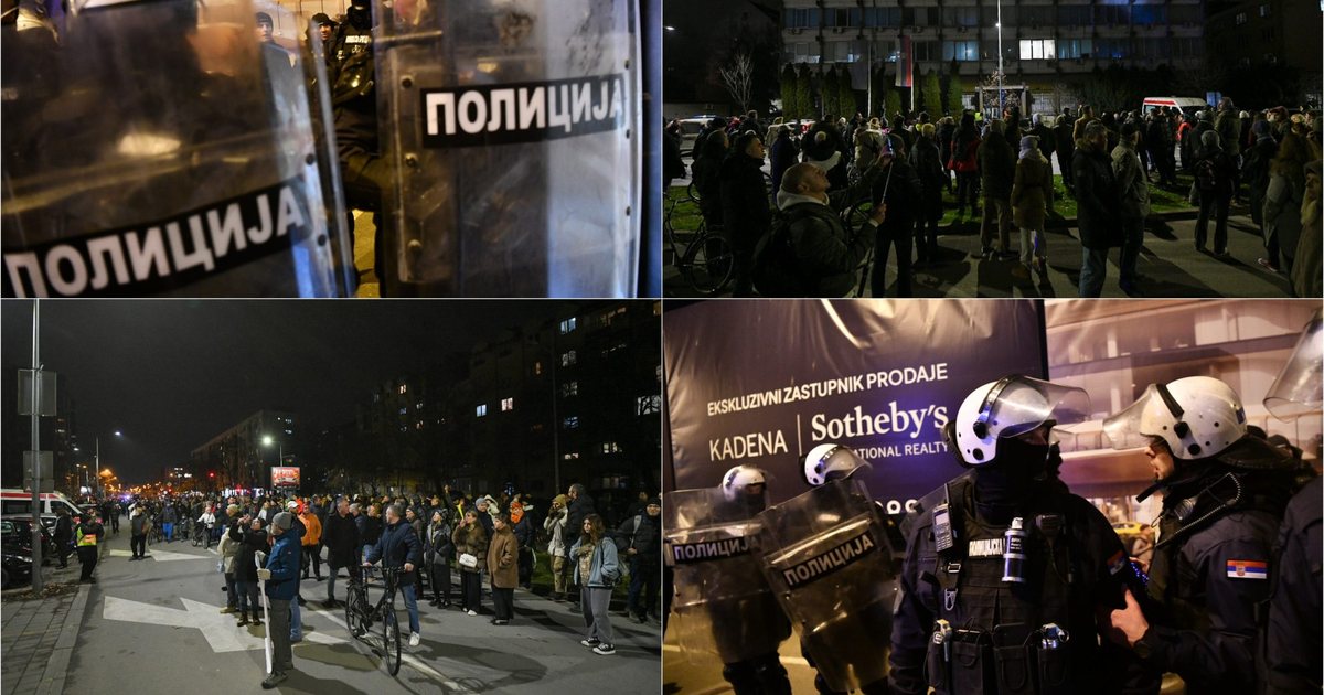 Studenti u dhunua një ditë më parë  mbahen protesta masive në Serbi