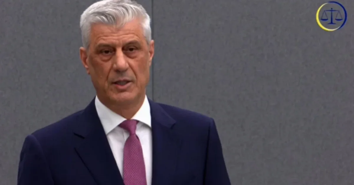  Shteti ynë ishte në duart e hekurta të Milosheviçit   Gjyqi në Hagë  Thaçi  Nuk u ktheva për pushtet  por 