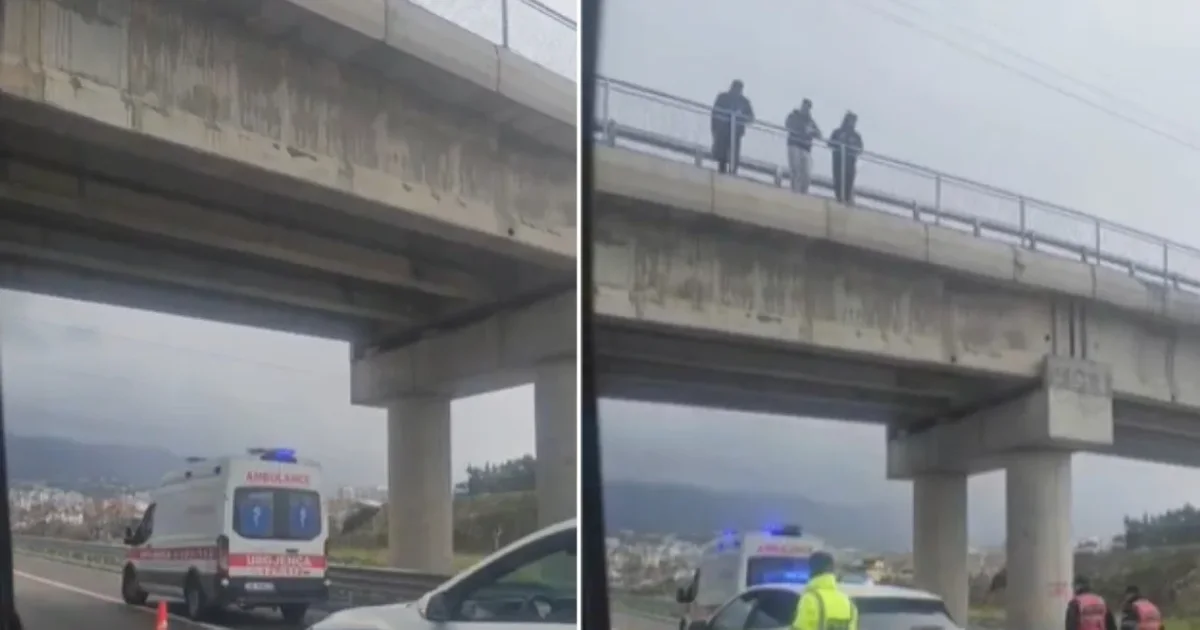 E rëndë në Tiranë  42 vjeçari hidhet nga ura e Babrroit në Unazën e Madhe  humb jetën në vend