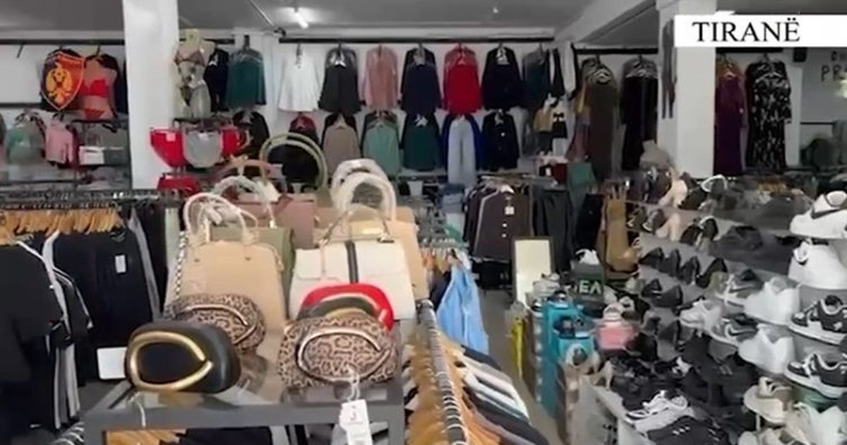Shiste rroba me logo të falsifikuara dhe të kontrabanduara  arrestohet 38 vjeçarja