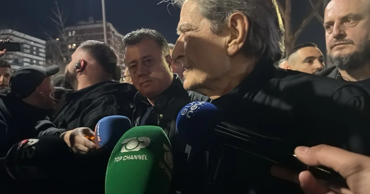 Pas hedhjes së molotovëve nga protestuesit  Berisha  Ky është një tubim paqësor