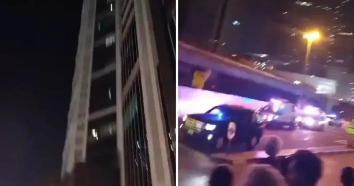 Mbetjet e një rakete godasin një ndërtesë në qendër të Dubait  Irani  Do godasim objektivat ekonomike