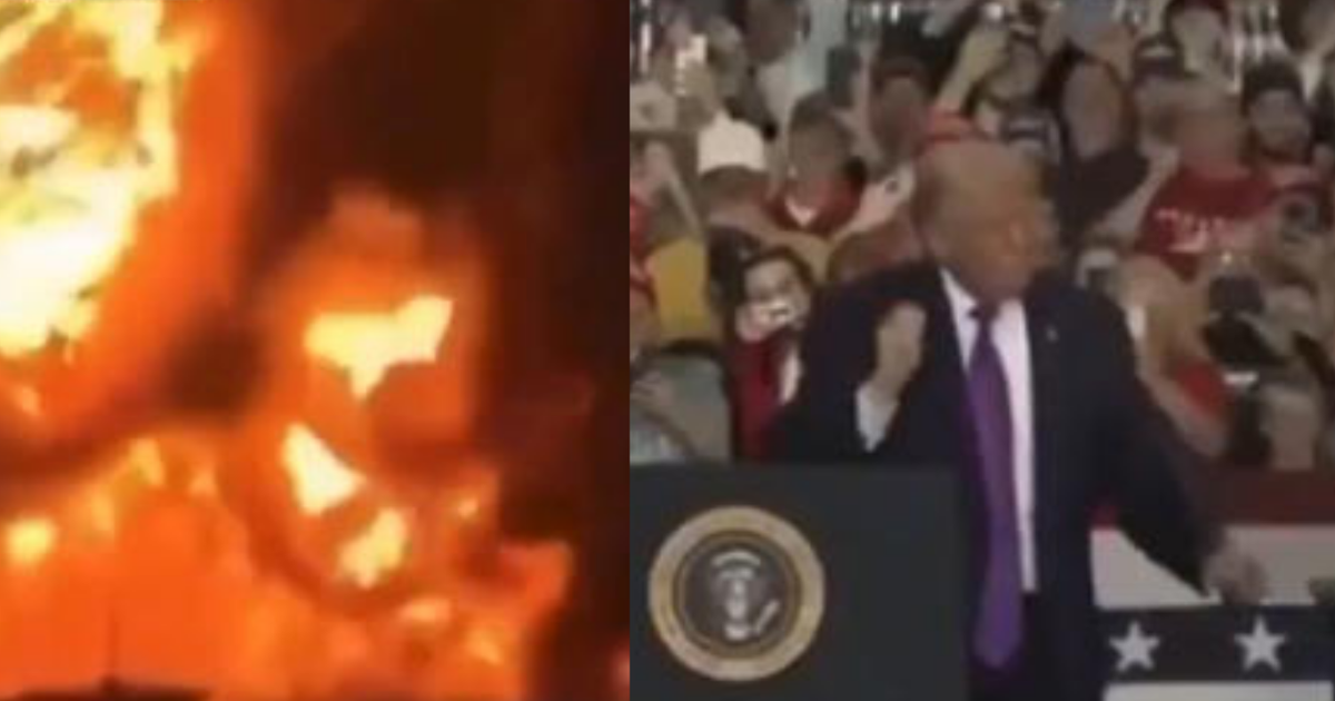 Bota digjet  Trump vallëzon  videoja e rrjetit francez turpëron Shtetet e Bashkuara dhe bëhet virale