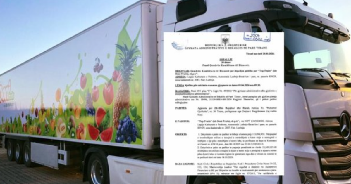 Telashe për  Top Fruits   abuzoi me paratë e BE së  AZHBR i kërkon të kthejë 1 5 mln euro