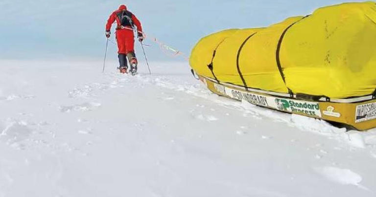 I vetëm në akull  mbijeton në 50 gradë nën zero për pesëdhjetë e katër ditë