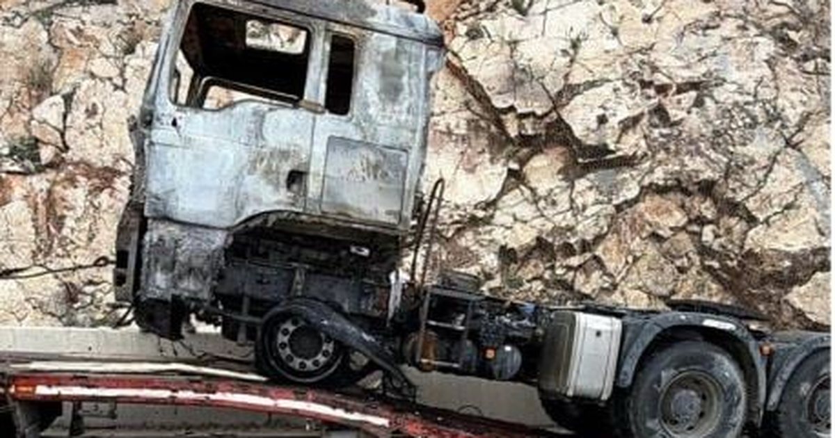 Automjeti digjet pranë tunelit të Skërficës  nuk ka të lënduar