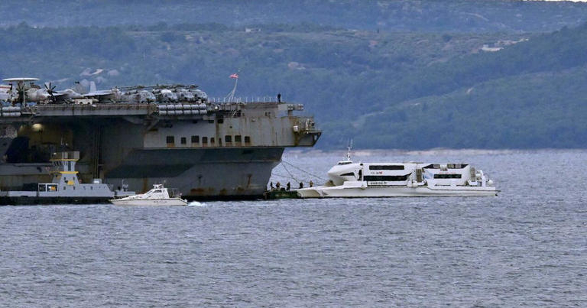  Misteri i aeroplanmbajtëses  Gerald Ford    tani ndodhet në Kroaci për  riparime dhe mirëmbajtje