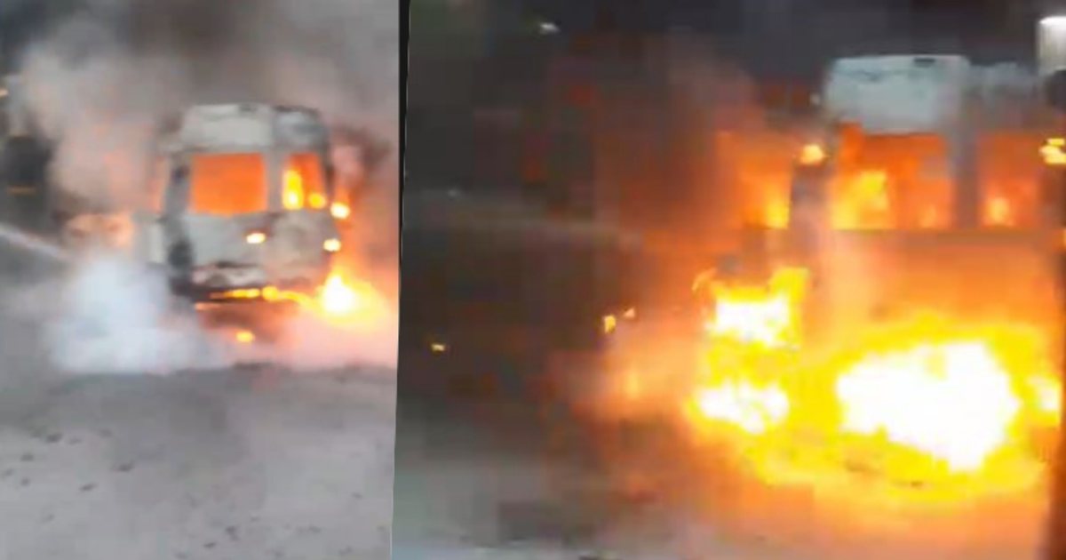 Shkodër  Punëtorët po punonin poshtë furgonit në një gomisteri  mjeti shpërthen në flakë