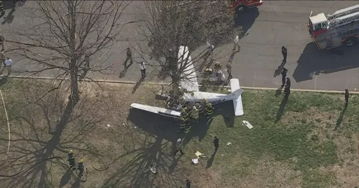 Avion dyvendësh rrëzohet pranë Parkut  Miqtë e Fluehr   dy të plagosur