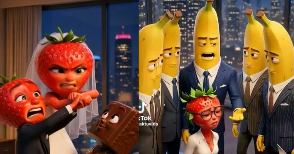 Frutat virtuale bëhen yje në TikTok   Strawberrina  dhe drama e saj çuditëse