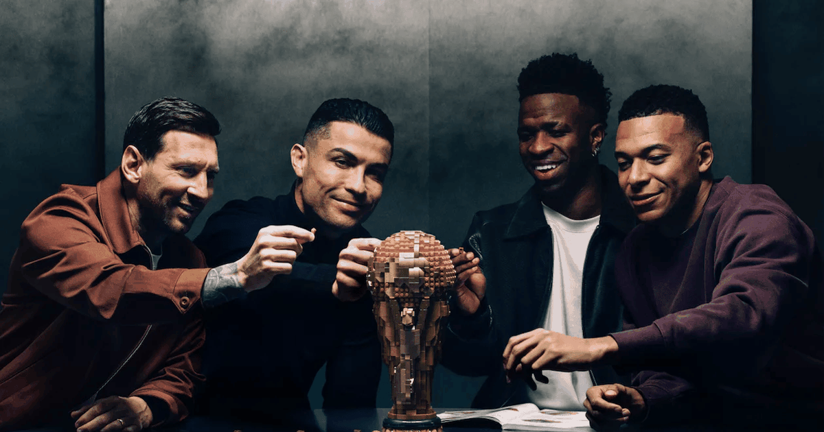 Historike  Messi  Ronaldo  Mbappé dhe Vinicius bashkë në LEGO për Kupën e Botës 2026