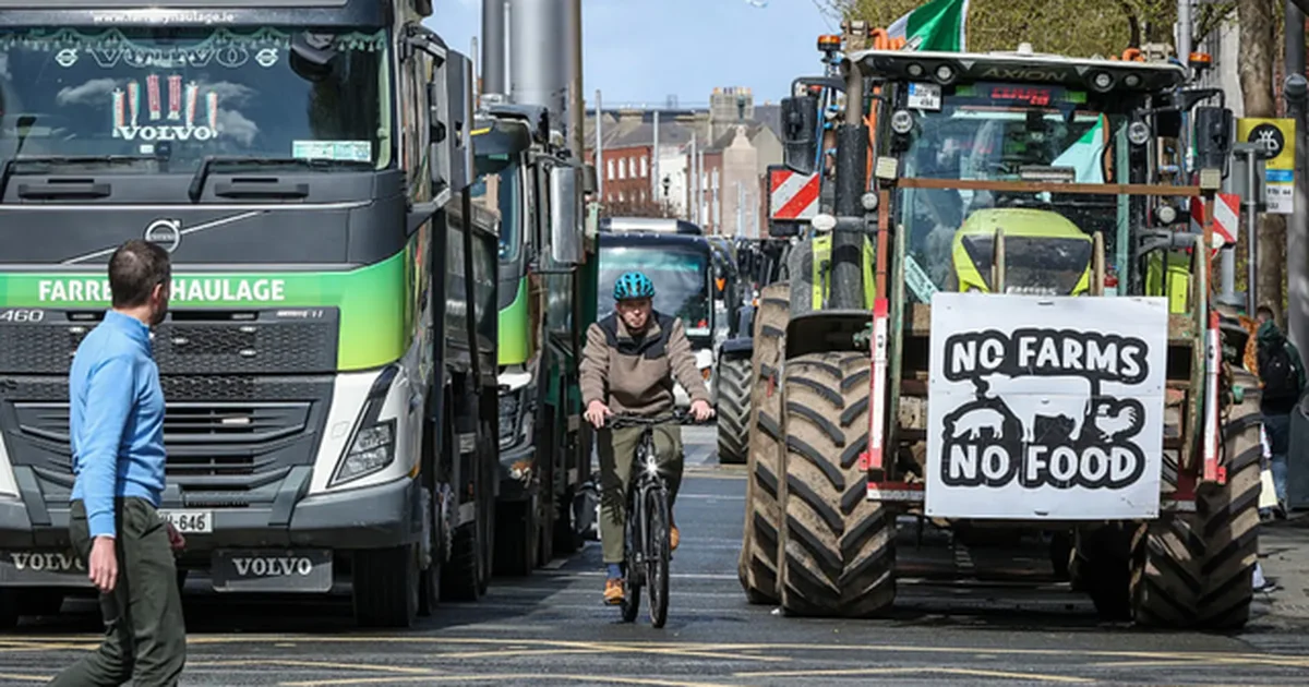 Rritja e çmimit të naftës shkakton protesta masive në Irlandë  protestuesit kërkojnë zgjidhje nga qeveria