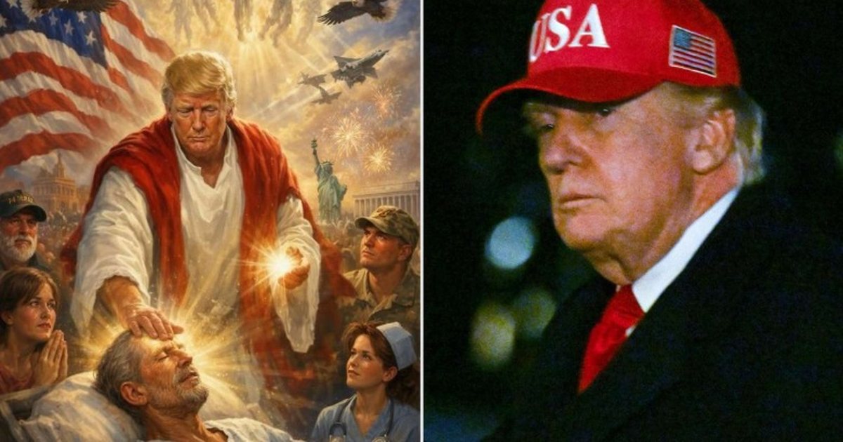 Trump sqaron foton në Truth Social  Mediat e ekzagjeruan  nuk isha si Jezusi por si doktor