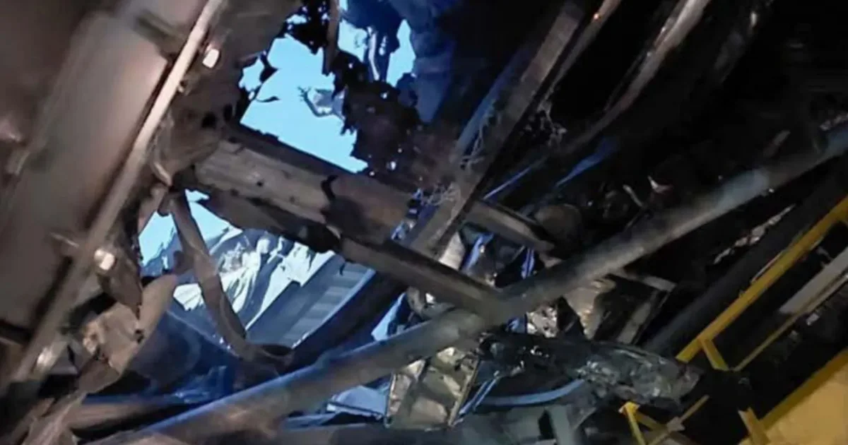 Harku mbrojtës prej 36 000 tonësh i Çernobilit është dëmtuar  duke paraqitur rrezik për katastrofë