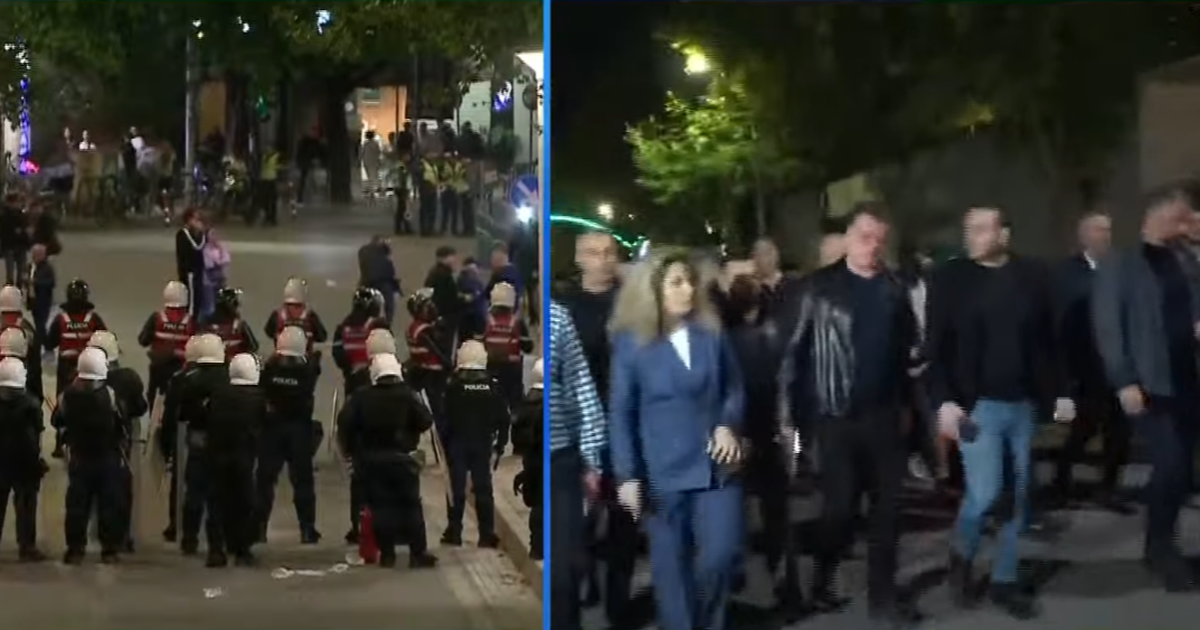 Përplasja me policinë te Kryeministria  protesta e opozitës zhvendoset te parlamenti