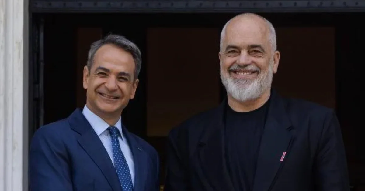  Marrëveshje e re partneriteti strategjik   Rama takon Mitsotakis në Athinë  Po punojmë për    