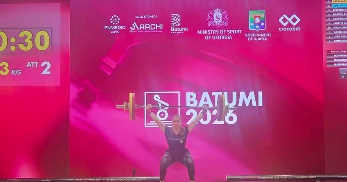 Enkileda Carja shkëlqen në Kampionatin Europian në Batumi  thyen dy rekorde