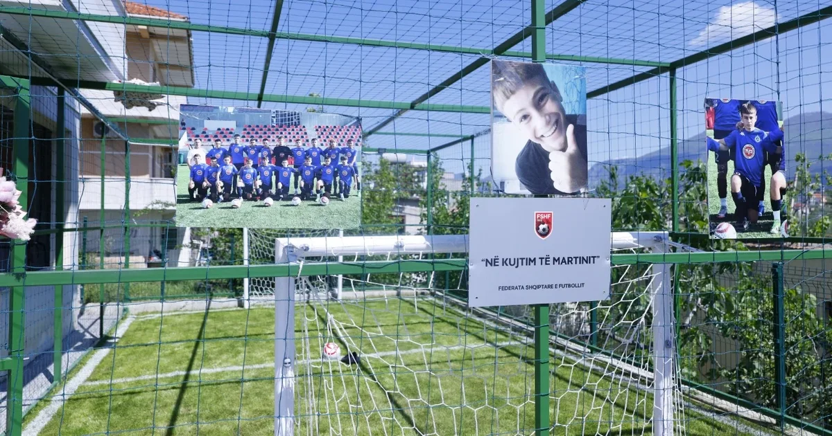  Në kujtim të Martinit   FSHF nderon 14 vjeçarin e ndjerë me mini fushë futbolli