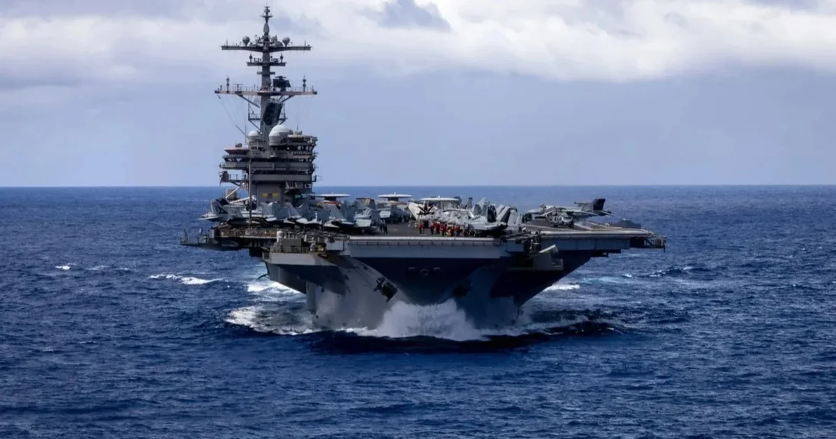  Presion maksimal  para bisedimeve të paqes  SHBA dërgon  gjigantin lundrues  në Lindjen e Mesme