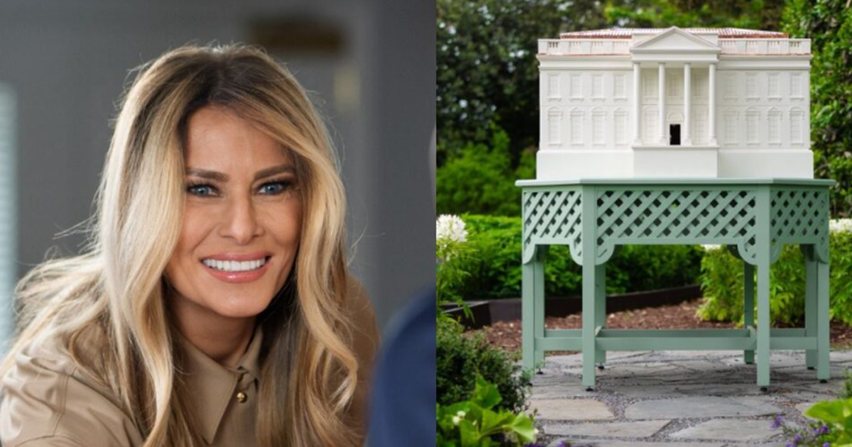 Melania Trump shton koshere bletësh në Shtëpinë e Bardhë