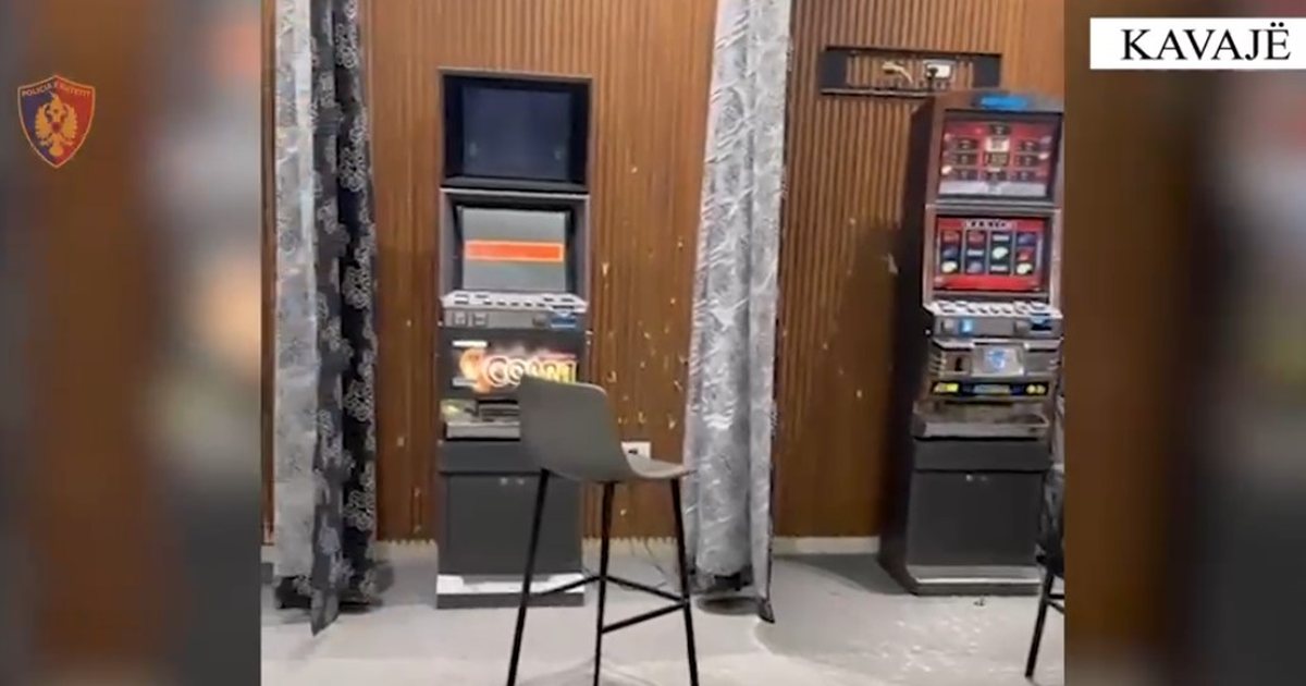 Zbulohen dy baza  kazinoje  në Kavajë  Sekuestrohen 16 pajisje të lojërave të fatit