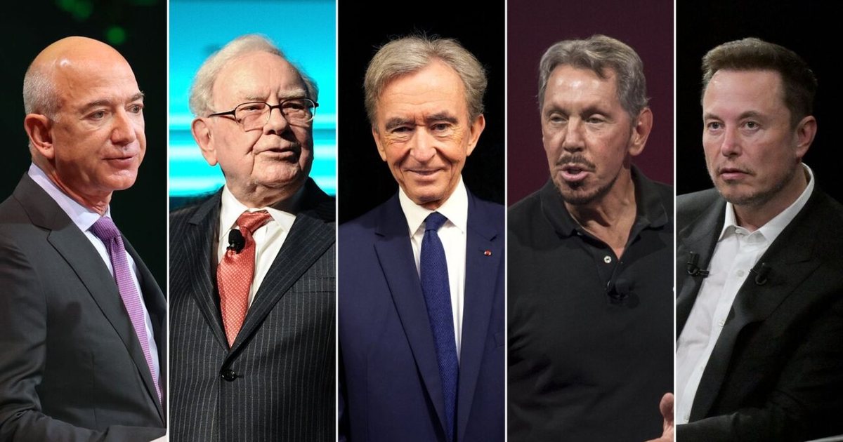 Njihuni me 5 njerëzit më të pasur në planet 