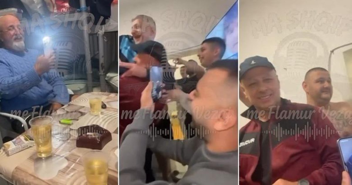 VIDEOSKANDAL  Me muzikë e alkool  të burgosurit festë brenda qelisë  Mes tyre Lulzim Berisha   