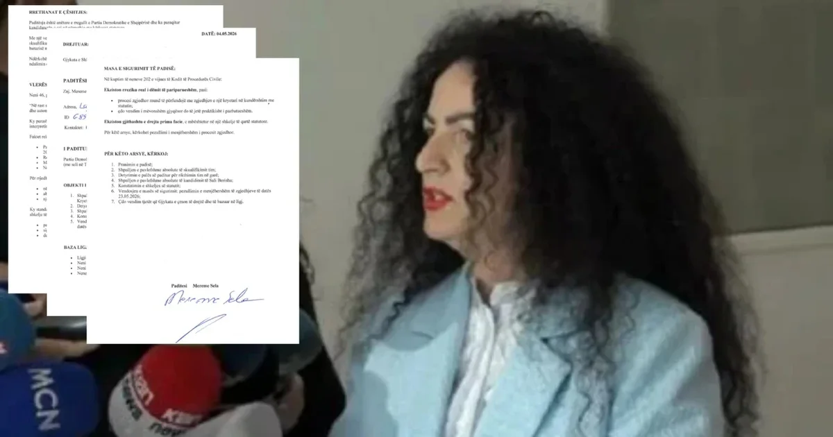 Zgjedhjet në PD përfundojnë në gjykatë  Kandidatja e skualifikuar kërkon pezullimin e procesit
