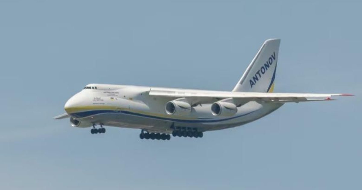Avioni gjigand  Antonov An 124  ulet në Aeroportin e Prishtinës  dyshohet se ka sjellë pajisje ushtarake për KFOR