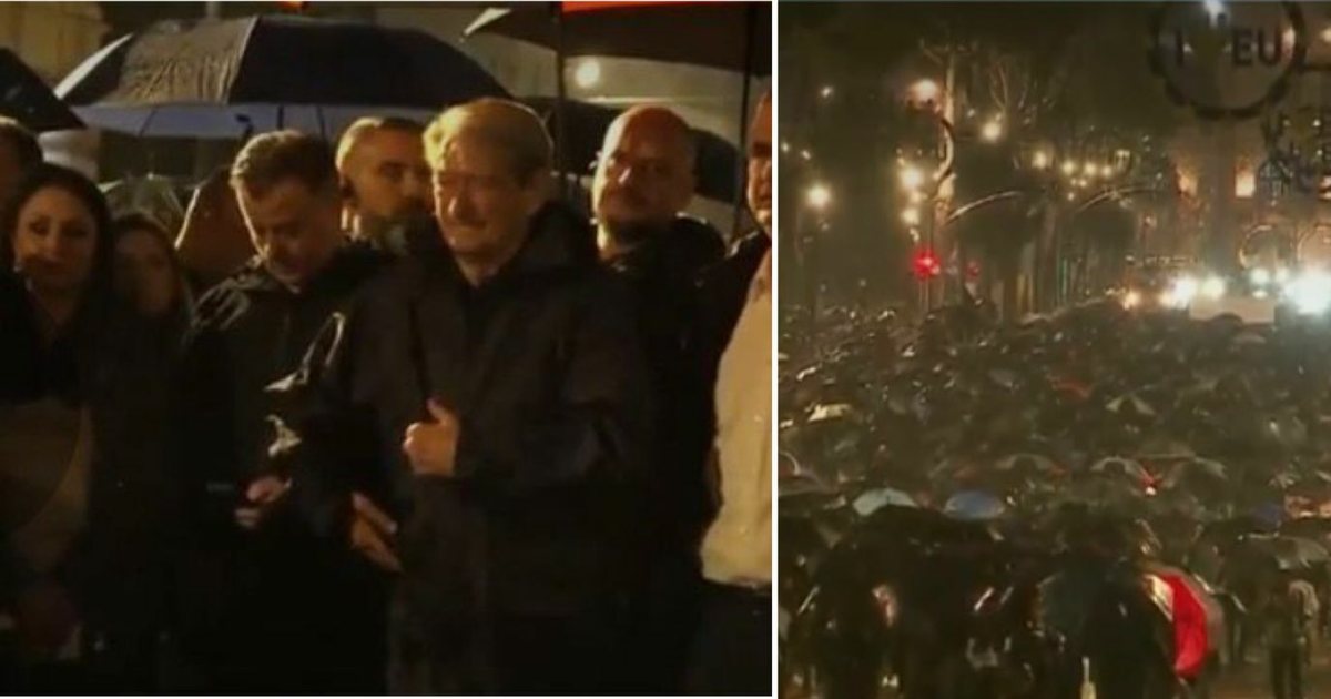 Protesta e PD  Pjesëmarrje e ulët  Berisha prin mbështetësit demokratë