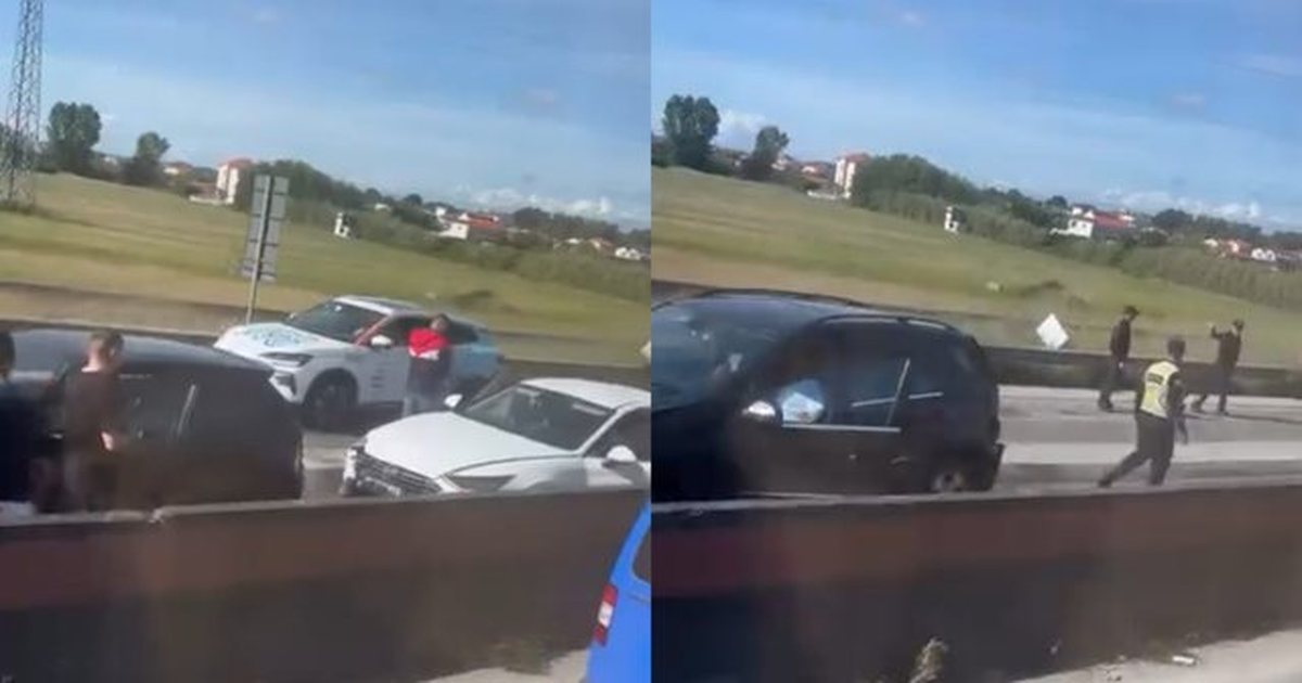Aksident i shumëfishtë  Përplasen disa mjete  bllokohet trafiku në autostradën Tiranë Durrës