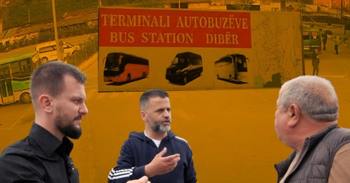 Debate dhe sherr në terminalin e Peshkopisë  shoferët përleshen për pasagjerët