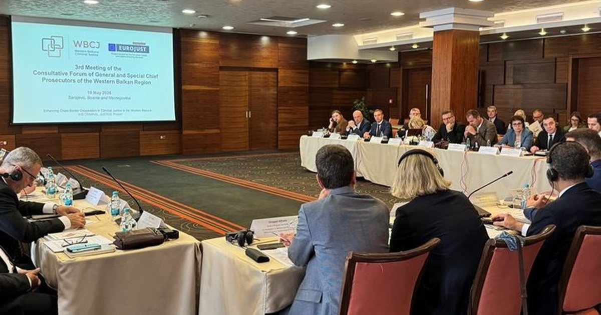 Bashkëpunimi kundër krimit dhe korrupsionit  Kryeprokurorët e Ballkanit Perëndimor mblidhen në Sarajevë me Eurojust