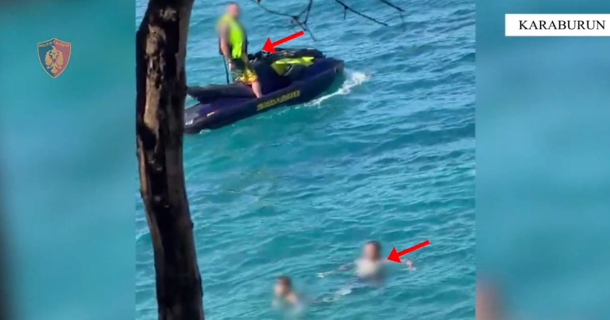 Shkeli perimetrin e sigurisë me  Jet Ski  dhe vuri në rrezik jetën e pushuesve në Karaburun  gjobitet drejtuesi dhe bllokohet mjeti