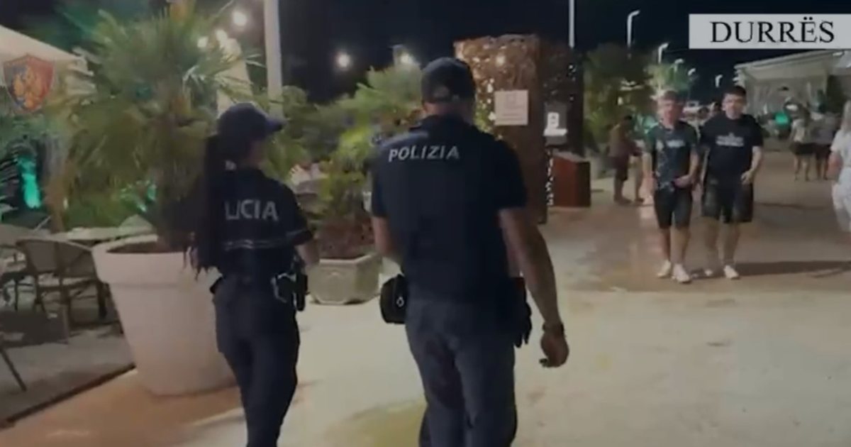 Kontrolle të përbashkëta Shqipëri Itali në Durrës  verifikohen lokalet për respektimin e orarit të muzikës