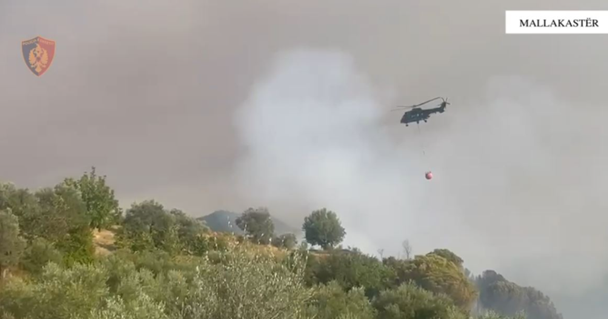 VIDEO  Del nga kontrolli situata në Mallakastër  zjarri merr përmasa të mëdha  nis evakuimi i njerëzve