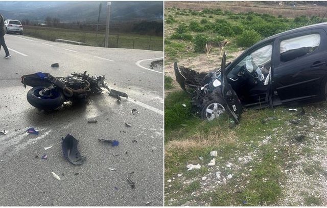 I riu humbi jetën nga përplasja e makinës me motorin në