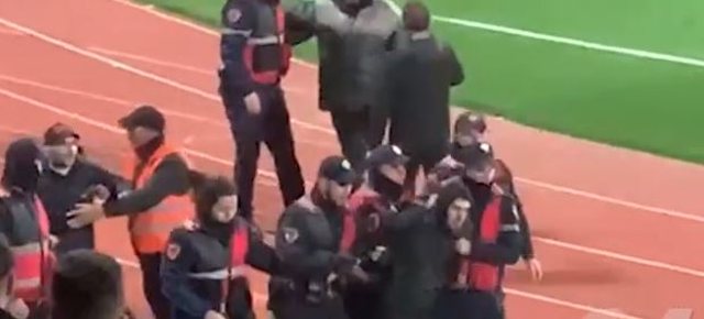 Një i plagosur në ndeshjen Dinamo-Elbasani, policia shoqëron disa