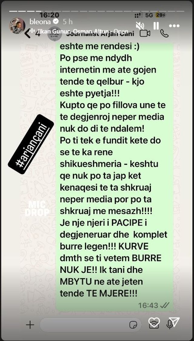 “Njeri i frustruar....”, Bleona Qerreti reagon ashpër ndaj